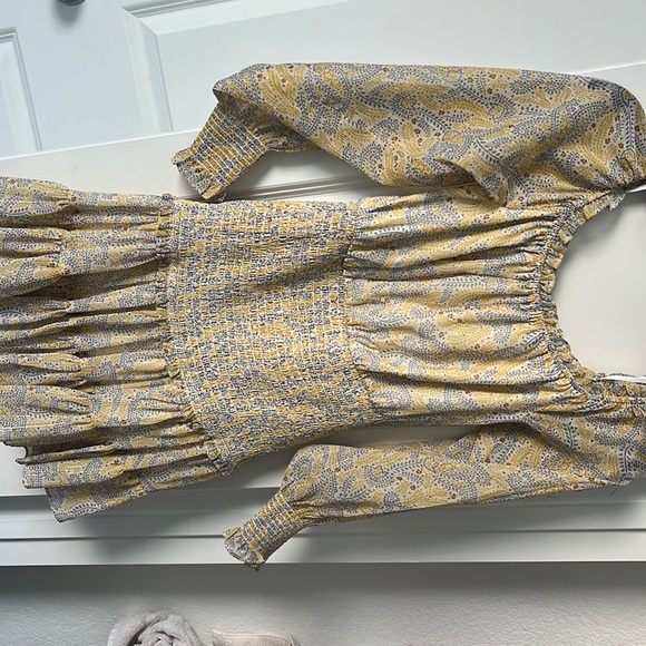 Likely Dresses & Skirts - Likely smocked off the shoulder mini dress